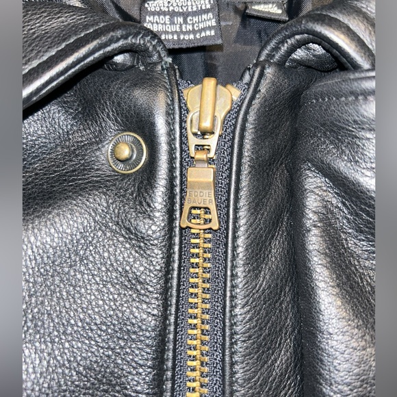 Vintage Leather Eddie Bauer Bomber Jacket - Picture 11 of 11